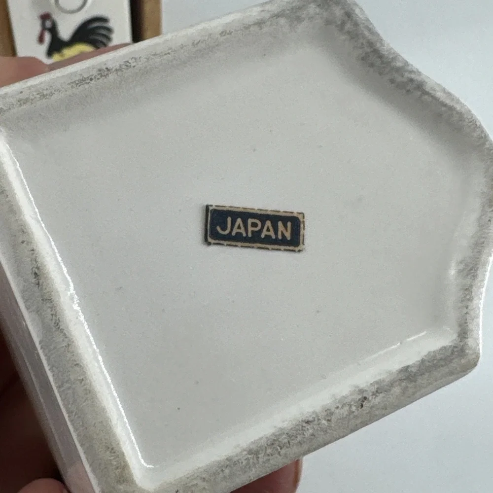 Condiments Set Oil Vinegar Salt Pepper Shaker Mustard Jar Made In Japan Vintage‎